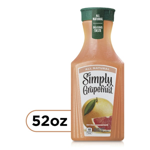 Refrigerated Juice, Coffee, & Tea Simply Grapefruit Juice hero