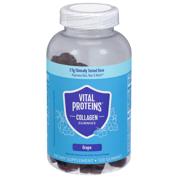 Vitamins & Supplements Vital Proteins Collagen, Gummies, Grape hero