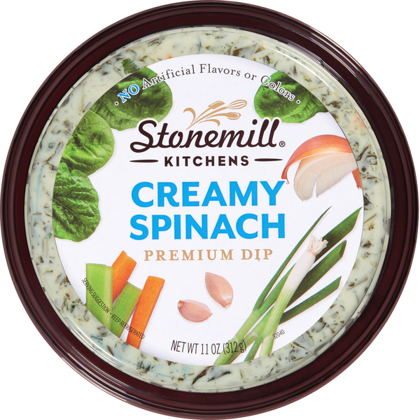 Fresh Dips & Tapenades Stonemill Creamy Spinach Premium Dip hero