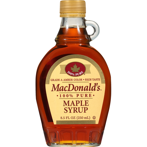 Honeys, Syrups & Nectars MacDonalds 100% Pure Maple Syrup hero