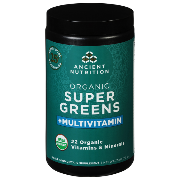 More Household Ancient Nutrition Super Greens, +Multivitamin, Organic hero