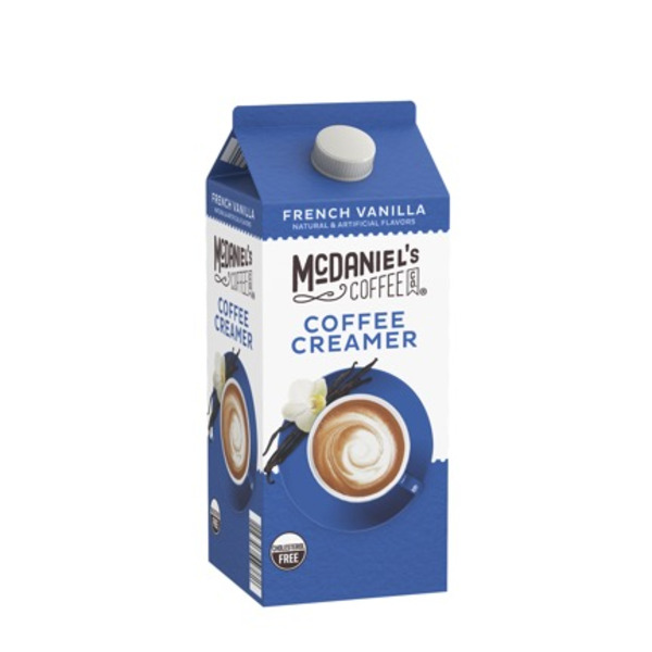 Cream Mcdaniel's French Vanilla Coffee Creamer hero