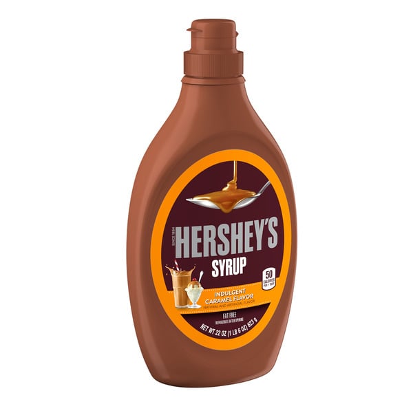 Ice Cream Toppings Hershey's Caramel Flavored Syrup hero