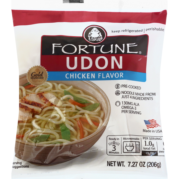 Asian Foods Fortune Udon, Chicken Flavor hero