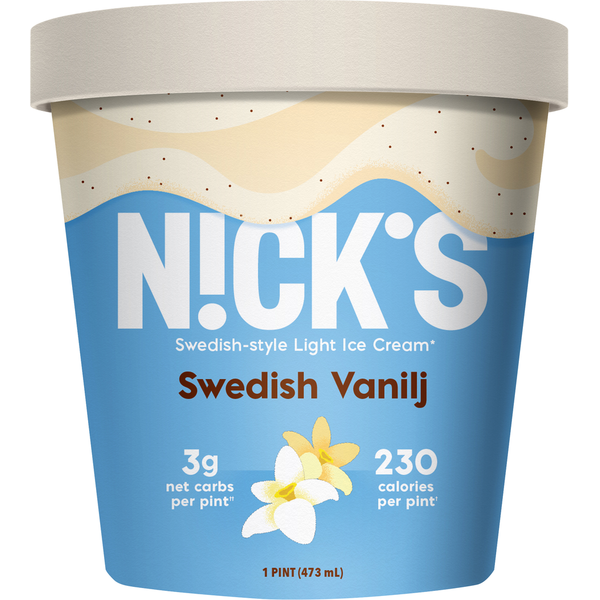 Ice Cream & Ice N!ck's Ice Cream, Light, Swedish Vanilj hero