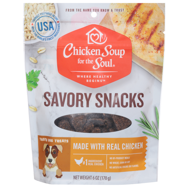 Dog Food & Care Chicken Soup For The Soul Dog Treats, Savory Snacks hero