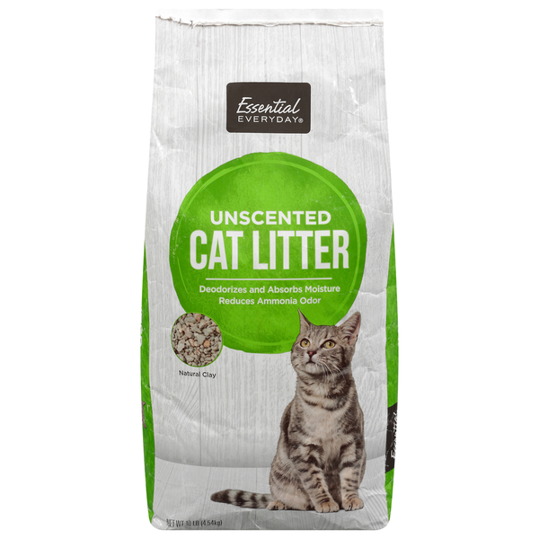 Cat Food & Care Essential Everyday Cat Litter, Natural Clay, Unscented hero