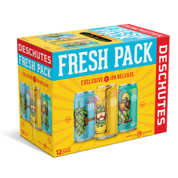 Beers & Coolers Deschutes Fresh Pack IPA Variety Pack hero