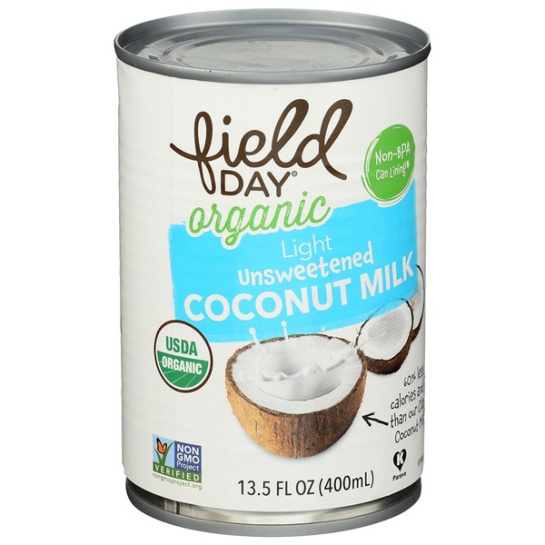 Baking Ingredients FIELD DAY Coconut Milk, Light, Unsweetened hero