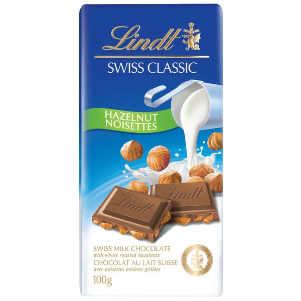 Candy & Chocolate Swiss Classic Hazelnut Milk Chocolate Bar, 100 Grams hero