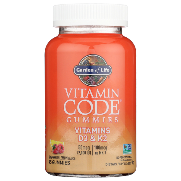 Vitamins & Supplements Garden of Life Vitamin Code Gummies Vitamins D3 & K2 hero