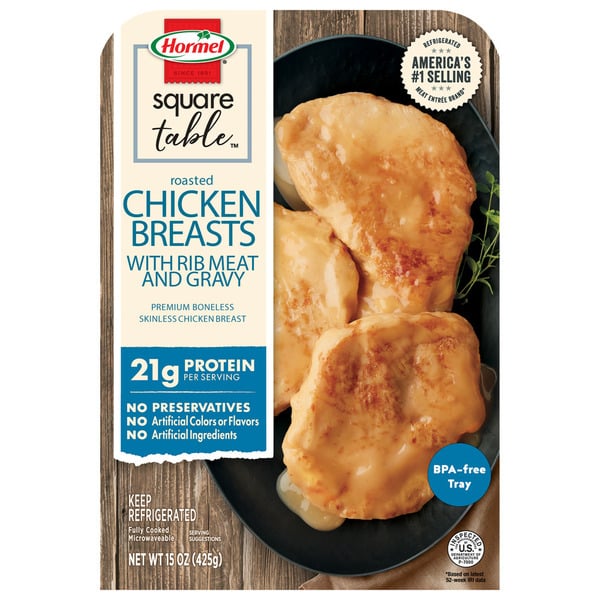 Packaged Poultry Hormel Square Table Roasted Chicken Breasts & Gravy hero