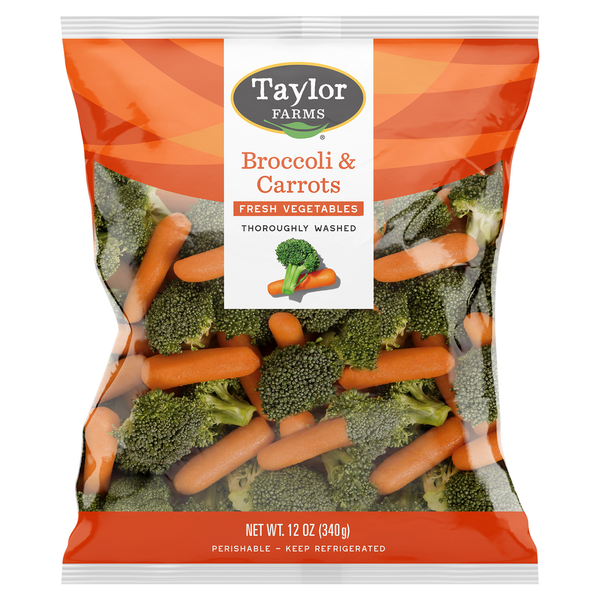 Fresh Vegetables Taylor Farms Broccoli & Carrots hero