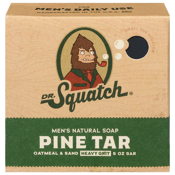 Body Lotions & Soap Dr. Squatch Natural Soap, Men's, Pine Tar hero