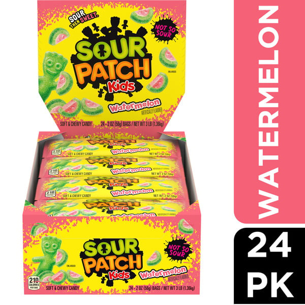 Candy & Chocolate Sour Patch Kids Watermelon Soft & Chewy Candy hero