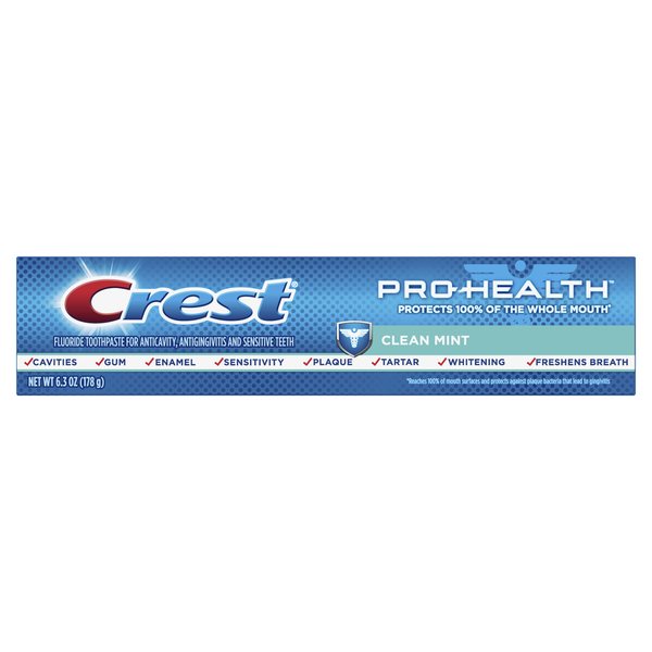 Oral Hygiene Crest Pro-Health Smooth Formula Toothpaste, Clean Mint Paste hero