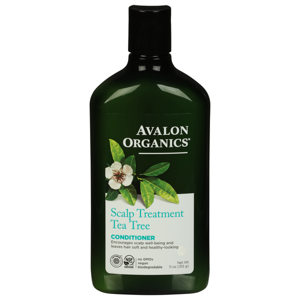 Body Lotions & Soap Avalon Organics Conditioner, Tea Tree, Scalp Treatment hero