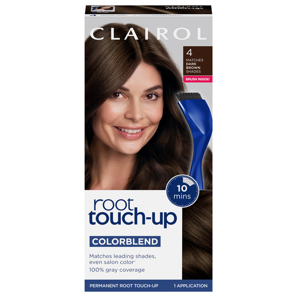 Hair Care Clairol Permanent Root Touch-Up, 4 Dark Brown hero