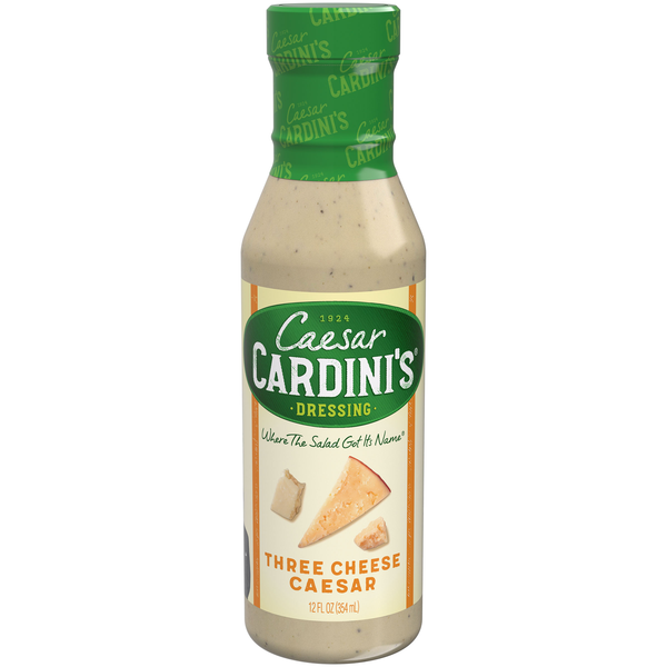 Salad Dressing & Toppings Cardini's Dressing, Three Cheese Caesar hero