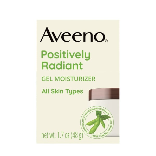 Skin Care Aveeno Positively Radiant Daily Gel Face Moisturizer, Oil-Free hero