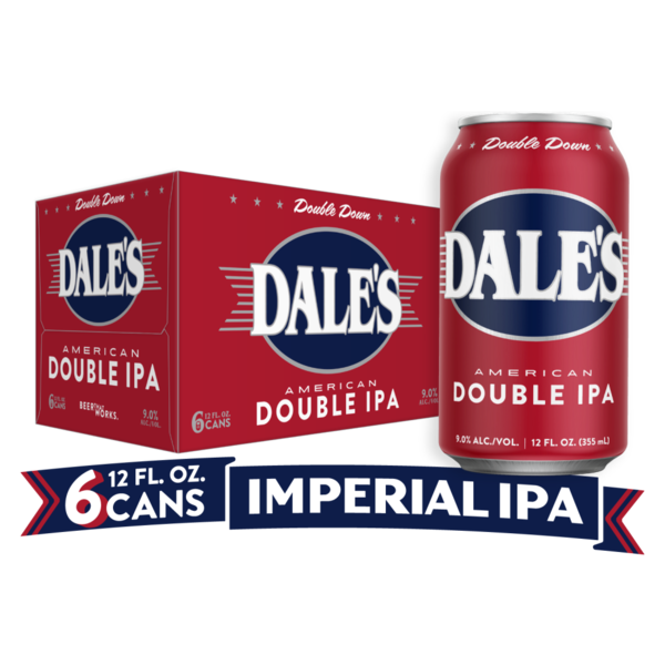 Beers & Coolers Oskar Blues Dale's Double IPA hero