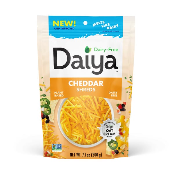 Soy & Lactose-Free Daiya Dairy Free Cheddar Cheese Shreds hero