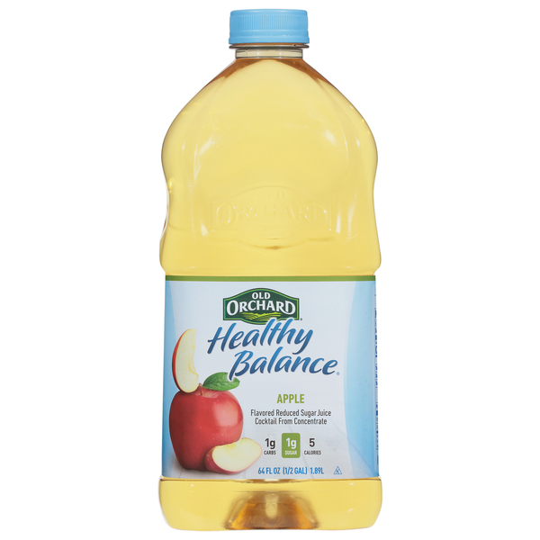 Juice & Nectars Old Orchard Apple Juice, Bottle hero