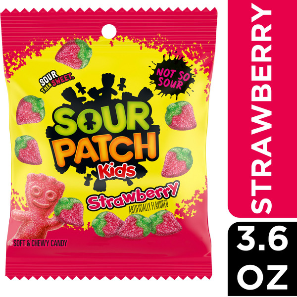 Snacks Sour Patch Kids Strawberry Soft & Chewy Candy hero