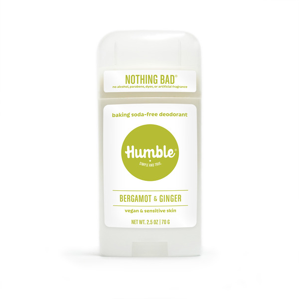 Humble Brands Vegan & Sensitive Skin, Bergamot & Ginger Deodorant hero