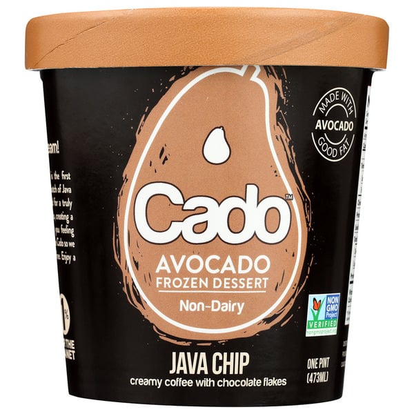 Ice Cream & Ice Cado Avocado  Avocado Based, Dairy Free Ice Cream, Java Chip hero