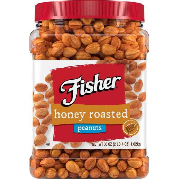 Nuts, Seeds & Dried Fruit Fisher Peanuts, Honey Roasted hero