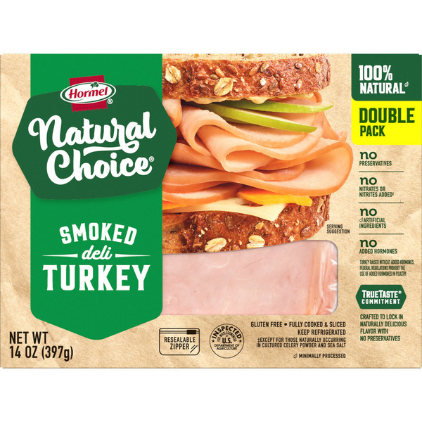 Lunch Meat Hormel Smoked Deli Turkey Double Pack hero