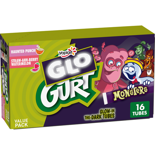 Yogurt Go-Gurt Gluten Free Punch and Strawberry Watermelon Kids Yogurt Tubes hero