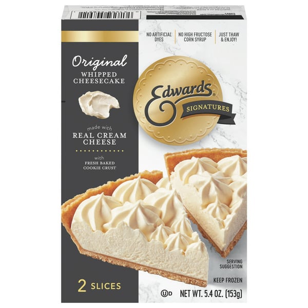 Bakery Desserts Edwards Singles Desserts Original Whipped Cheesecake Slices hero