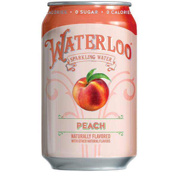 Water, Seltzer & Sparkling Water Waterloo Sparkling Water Peach hero