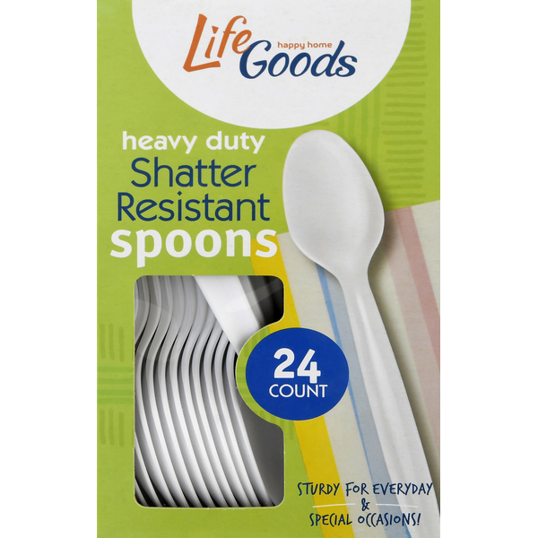 More Household Life Goods Spoons, Shatter Resistant, Heavy Duty hero