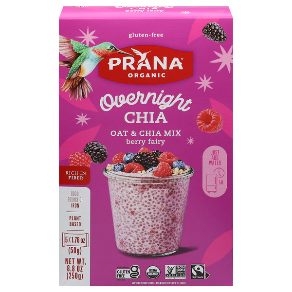 Prana Oat & Chia Mix, Berry Fairy hero