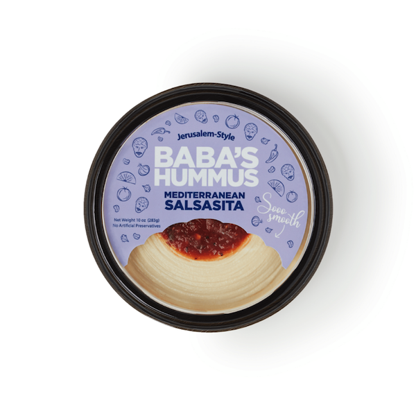 Dips Baba's Mediterranean Salsa Hummus hero