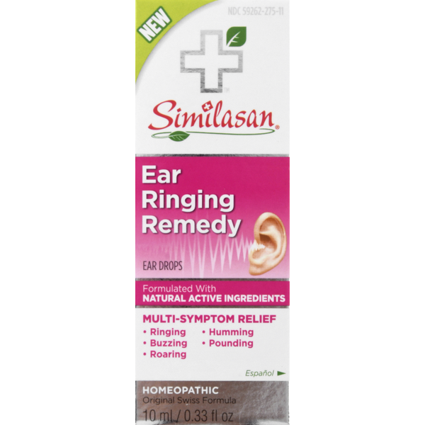 Eye & Ear Care Similasan Ear Ringing Remedy, Multi-Symptom Relief hero