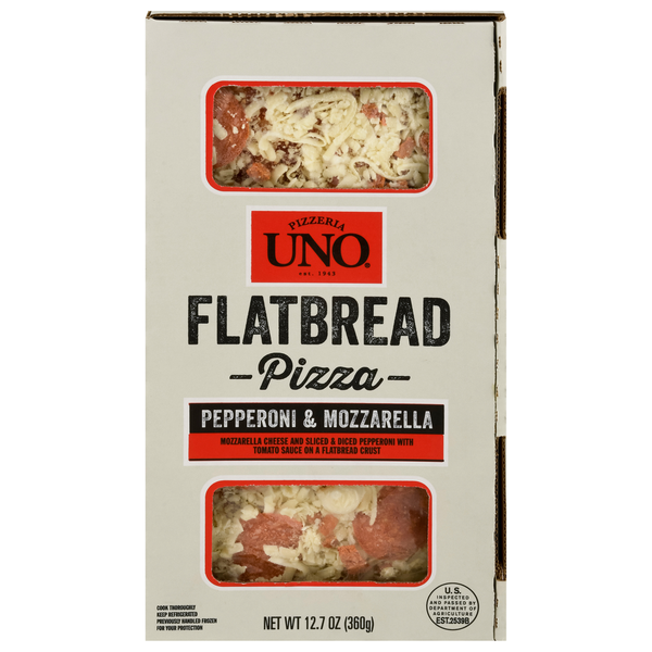 Food Lion Pizzeria Uno Flatbread Pizza, Pepperoni & Mozarella Same-Day ...