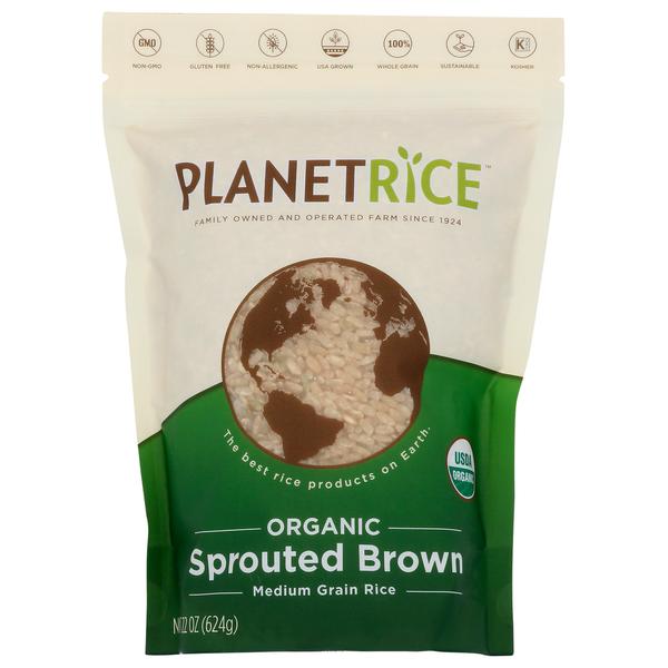 Grains, Rice & Dried Goods Planet Rice Organic Sprouted Brown Rice hero