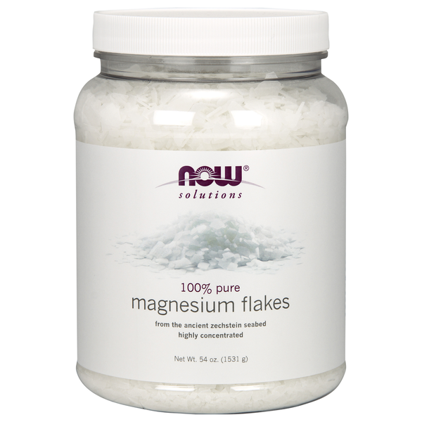 Bubble Bath & Bath Salts NOW Magnesium Flakes hero