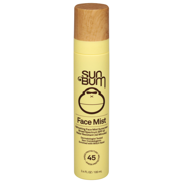 Sun Bum Face Mist Sunscreen, Refreshing, Broad Spectrum SPF 45 hero