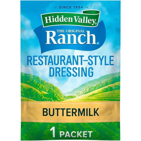 Salad Dressing & Toppings Hidden Valley Buttermilk Ranch Salad Dressing & Seasoning Mix hero