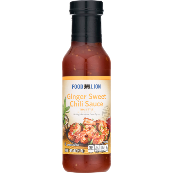 Condiments Food Lion Chili Sauce, Ginger Sweet, Thai Style hero