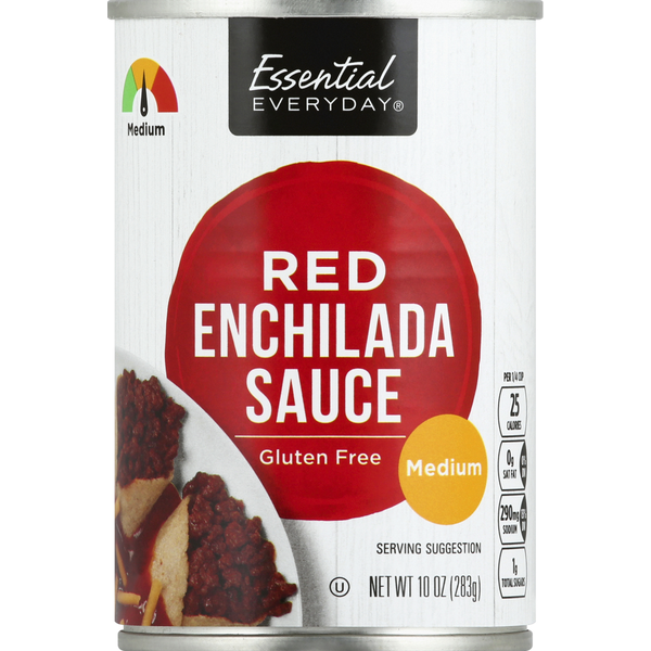 Latino Foods Essential Everyday Enchilada Sauce, Gluten Free, Red, Medium hero