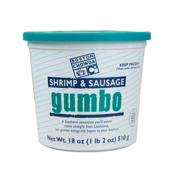 Packaged Seafood Boston Chowda Co Shrimp & Sausage Gumbo hero