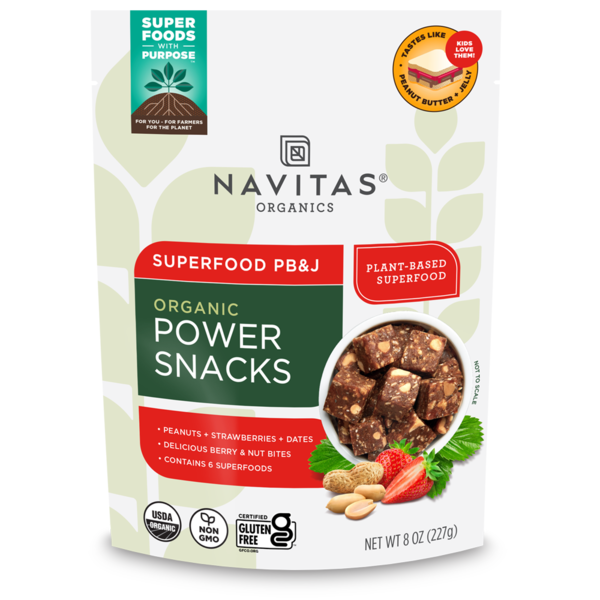 Navitas Organics Power Snacks PB&J hero