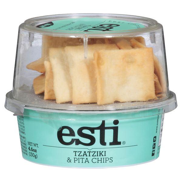 Chips & Pretzels Esti Foods Tzatziki & Pita Chips hero