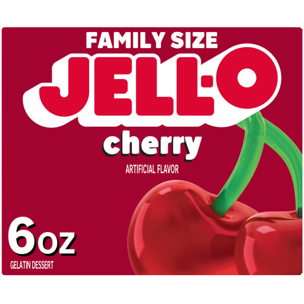 Doughs, Gelatins & Bake Mixes Jell-O Cherry Gelatin Dessert Mix hero